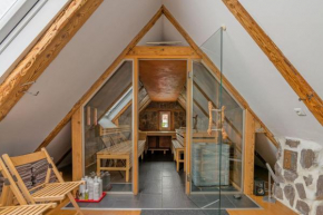 Großes Ferienhaus mit Sauna, Grill, Garten, Kaminofen